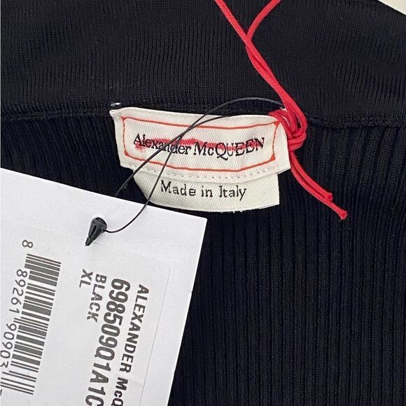 Alexander McQueen Off-The-Shoulder Crop Top size XL - Picture 9 of 12